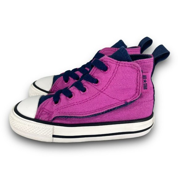 Converse Chuck Taylor All Star Simple Step Sneakers 759947F Shoes Pink Toddler 6 - Picture 2 of 9